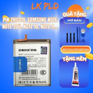  Pin Zhicool Samsung Note full mã dòng Note: Note 20 Ultra Note 20 Note 10 Plus Note 9... Bảo hành 3 tháng 