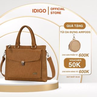  Túi Xách Công Sở Nam Nữ Đựng Laptop 14 inch Nhiều Ngăn Đựng Tài Liệu A4 Cao Cấp IDIGO UB2-6032 