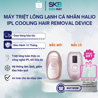 Máy triệt lông lạnh cá nhân Halio IPL Cooling Hair Removal Device - Bảo hành chính hãng 12 tháng