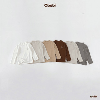 Áo Giữ Nhiệt Cổ Cao Heatsoft Obebi  In Thỏ Dễ Dương Thu Đông Cho Bé Trai Bé Gái từ 5kg - 23kg A490