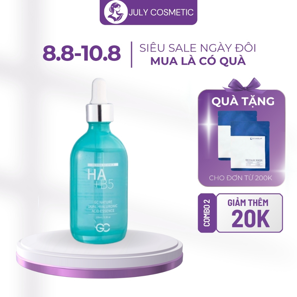 SERUM VITAMIN B5 GC + HA PHỤC HỒI DA CĂNG BÓNG DA HÀN QUỐC 100ML | July Cosmetic