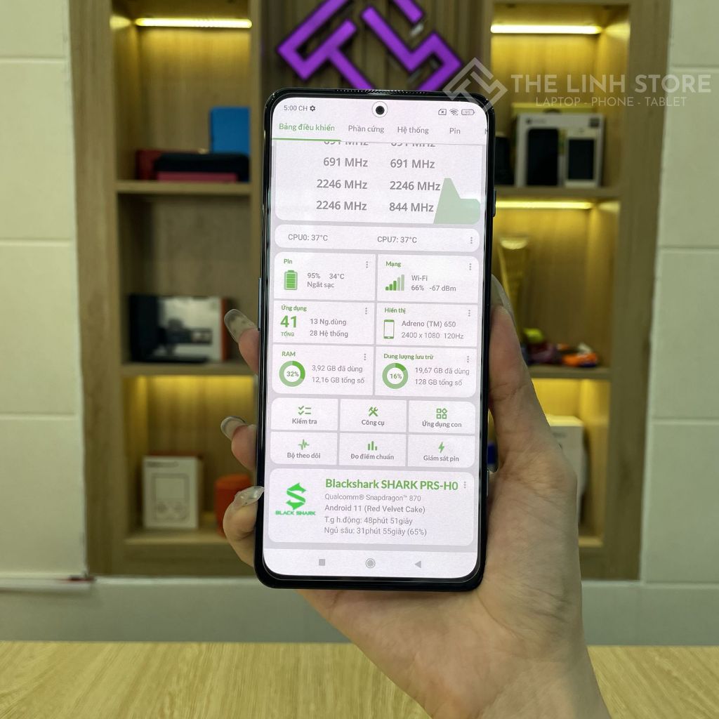 Điện thoại Xiaomi Black Shark 4/4S màn SuperAMOLED 144Hz | BigBuy360 - bigbuy360.vn