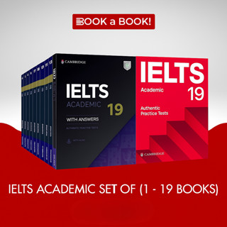 Sách - Ielts academic 19 quyển in đen trắng rõ nét -  có file nghe đáp án