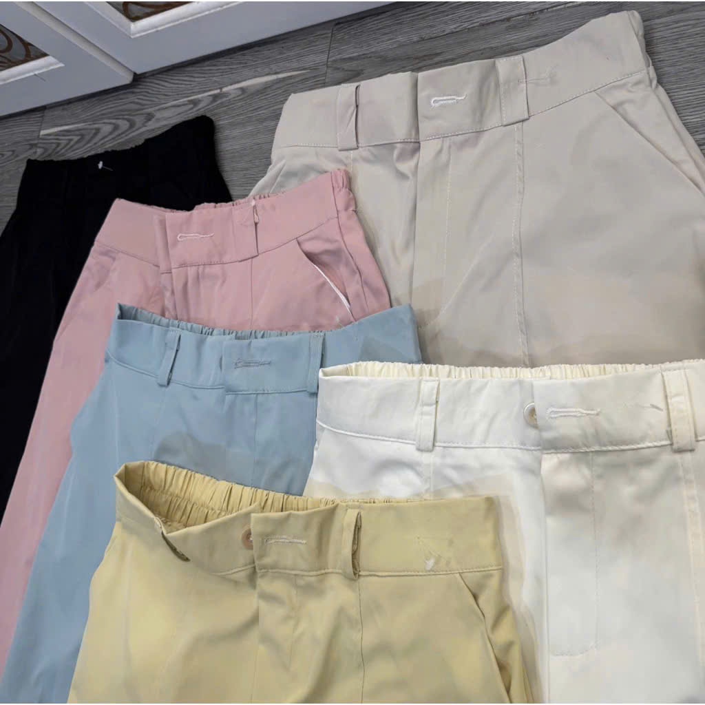 Quần Kaki gió Ống Rộng Nữ Cạp Khóa Lưng Cao, Nhiều Màu Sắc Trẻ Trung, Phù Hợp Với Mọi Gu Thời Trang | BigBuy360 - bigbuy360.vn