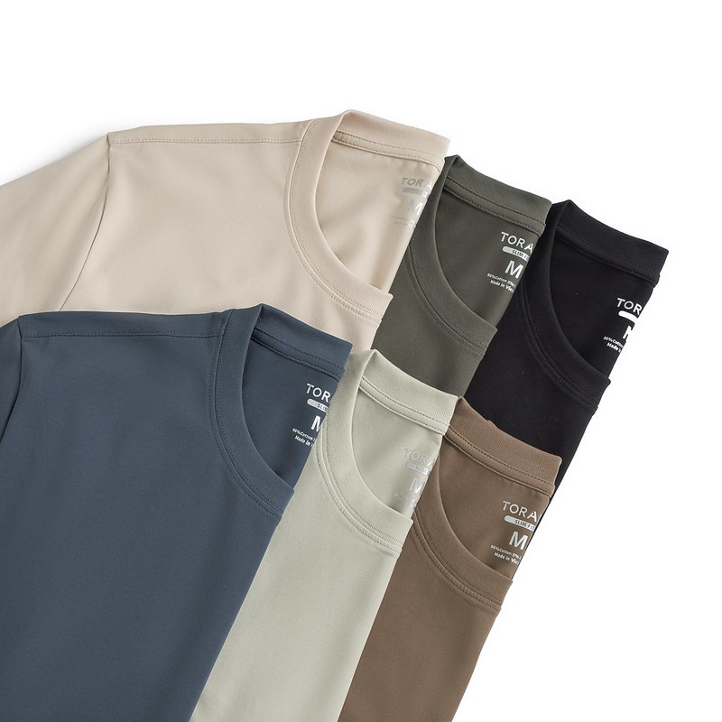 Áo thun nam trơn DAILY TEE TORANO chất cotton mát lạnh thoáng khí, thấm hút mồ hôi và co giãn thoải mái FSTS001 | BigBuy360 - bigbuy360.vn