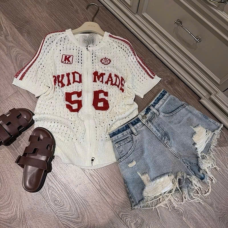 Quần sooc bò nữ rách lộ túi .Quần short jean ngắn rách siêu hot [ ẢNH THẬT ]