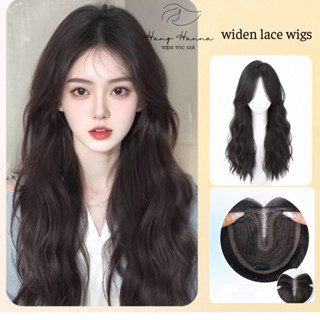 Bộ phủ nửa đầu WIDEN LACE WIGS xù hippie lưới ds  Tóc Giả Hằng Hanna  