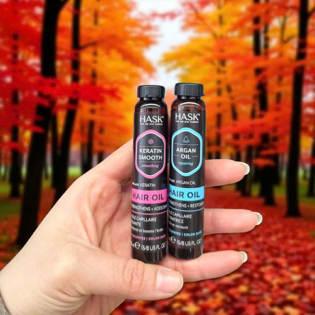 Dầu dưỡng tóc Hask Keratin Protein bảo vệ tóc trước nhiệt 18ml