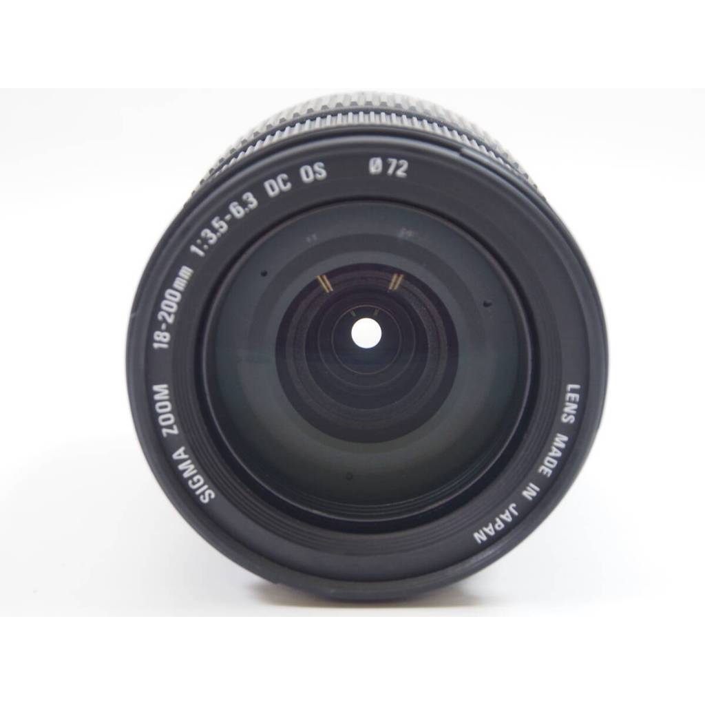 Ống kính canon efs SIGMA 18-200mm F3.5-6.3 DC OS (hình ảnh cực nét - thấu kính lớn có 1 điểm mốc) - Ống kính Canon EF