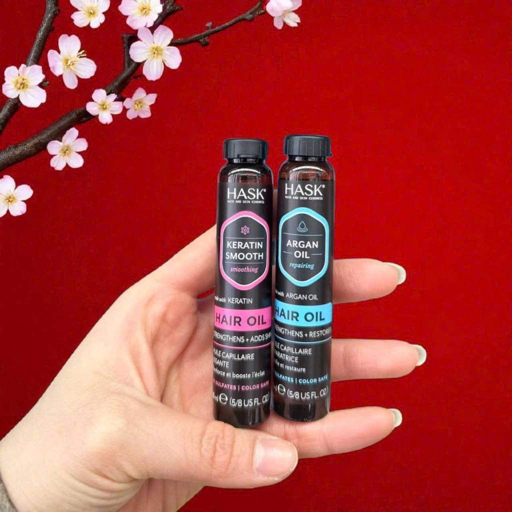 Dầu dưỡng Hask Keratin Protein 18ml cho tóc hư tổn, dễ gãy