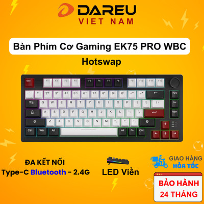 Bàn phím cơ không dây DAREU EK75 PRO WBC_Dream switch