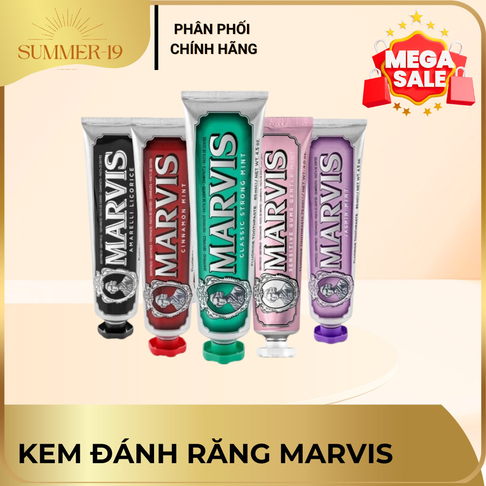 Kem đánh răng quý tộc MARVIS giúp làm trắng răng