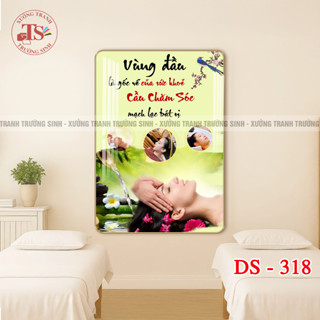  TS Xưởng Tranh Trường Sinh Tranh Tráng Gương Dưỡng Sinh Treo Tường Decor Spa Sang Trọng M26 