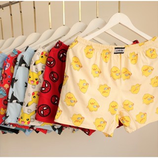 (Có Túi & Dài Hơn) Quần Short Đùi, Quần Ngủ Nam Có Túi Hai Bên Tiện Lợi  AmericanStyle Cotton Thun Mặc Nhà, Ra Ngoài