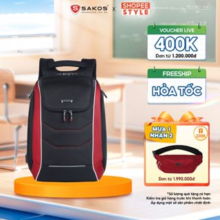 Balo Laptop Du Lịch Thời Trang Cao Cấp SAKOS CYBERO 15.6 Inch (15.6")