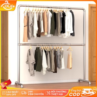  Olife Giá Treo Đồ Ống Thép Cây Phơi Quần Áo Siêu Ổn Định Và Bền Giá Phơi Quần Áo Nhiều Kích 