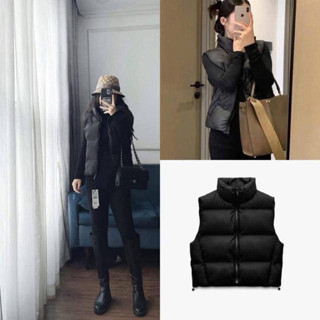  Áo phao gile nữ Zara auth 