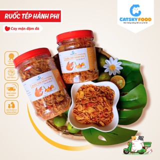 Ruốc Tép Hành Phi CATSKY FOOD Nguyên Miếng Cay Mặn Đậm Đà Ăn Kèm Bánh Tráng Phơi Sương