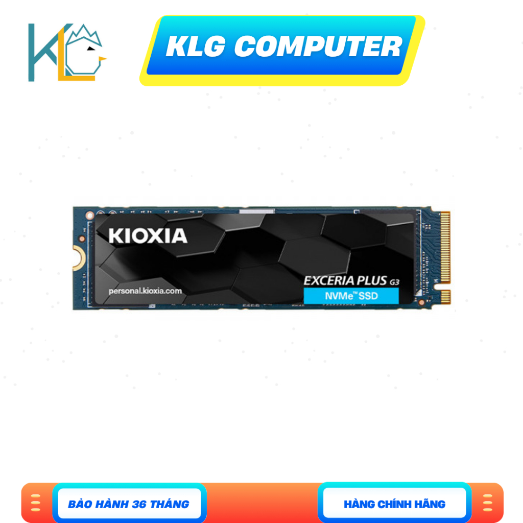 SSD KIOXIA EXCERIA PLUS G3 1TB NVME GEN4x4 (R5000/W3900)