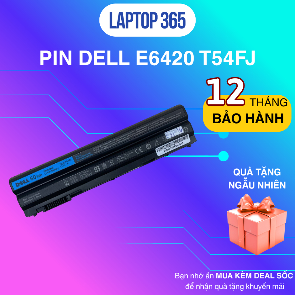 Pin Dell Latitude E6430 E6420 E6440 E6520 E6540 5420 3360 E5420 E5430 E5520 E5530 New 100%