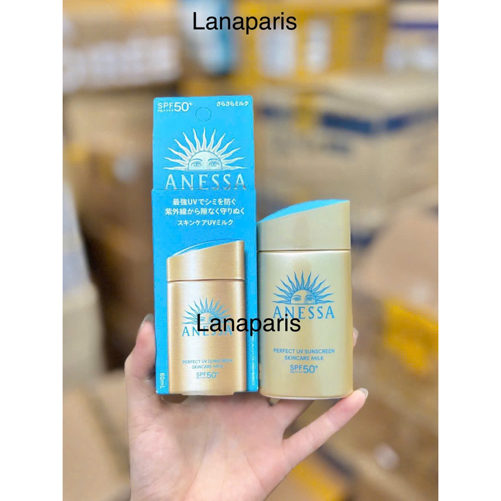 có bill hàng vnnk Kem chống nắng Anessa vàng kiềm dầu 12ml 20ml 60ml