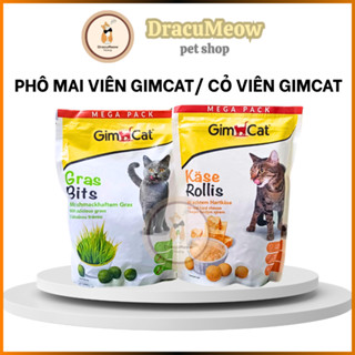 Viên phô mai béo GIMCAT KASE ROLLIS tăng cân tăng nọng/ Viên cỏ GRAS BITS tiêu búi lông cho mèo