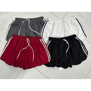 Chân Váy Bí Lưng Thun Kiểu Viền Sọc Phong Cách Thể Thao SHORTSHOPOP