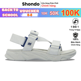 Giày Sandal Nam Nữ Shondo F8 Ver.2 Thời Trang Êm Ái Màu Xám Rêu F8M2323