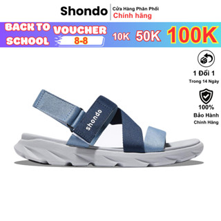 Giày sandal Shondo nam nữ F6 sport ombre xanh dương F6S2130 Shondo chính hãng