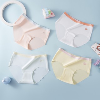 Bộ 4 quần lót bé gái chất liệu su lạnh – Co giãn 4 chiều, mềm mại, thoáng khí học sinh từ 10-45kg