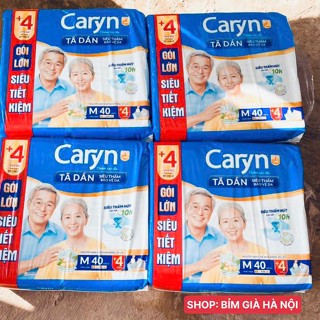 (2 gói) Tã già Caryn M40 L40 XL40 siêu thấm chống tràn hiệu quả #caryn #tã caryn #tã già caryn #bỉm già Caryn caryn