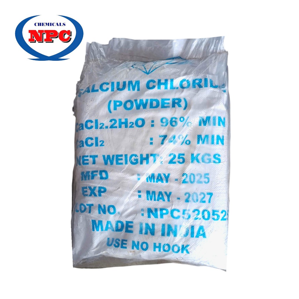 [Bao 25Kg] Calcium Chloride (Powder), CaCL2 Ấn Độ, Phèn nóng đánh đông cao su, phân bón