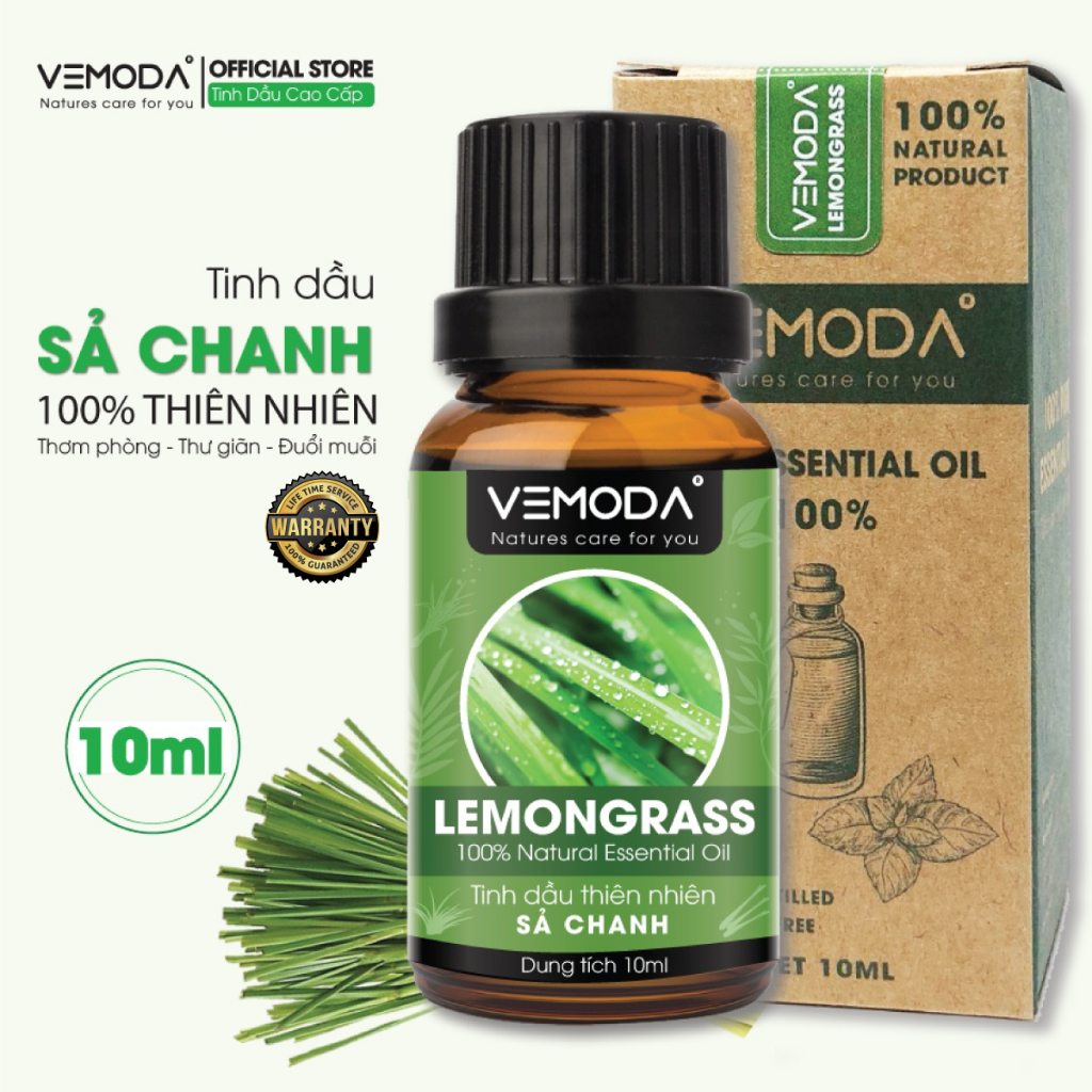 Tinh dầu Sả Chanh nguyên chất cao cấp giúp khử mùi, thơm phòng, đuổi muỗi, tinh dầu xông phòng khách sạn, spa
