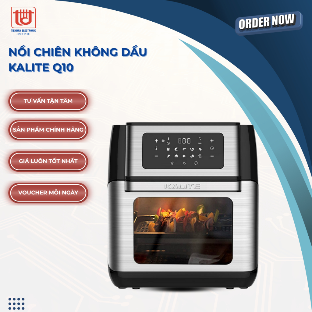 Kalite Nồi Chiên Không Dầu Q10 - Dung tích 10L