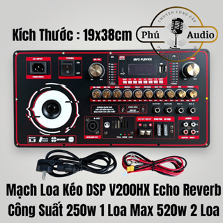 Mạch Loa Kéo DSP V200X V212X Echo Reverb 250~520w