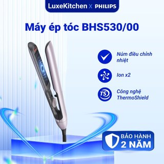  Máy ép tóc Philips BHS530 tạo kiểu dễ dàng nhiệt độ an toàn tránh gây hư tổn bảo hành 2 năm 