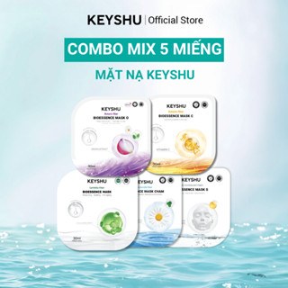  Combo 5 Miếng Mặt Nạ KEYSHU Dưỡng Ẩm Làm Mềm Da Hỗ Trợ Ngừa Lão Hóa 1 Miếng 30ML 
