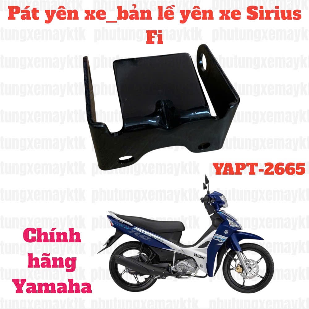 [Chính Hãng Yamaha][26:YÊN XE] YAPT-2665 BẢN LỀ YÊN XE SIRIUS-FI(14-20) (4) [Yamaha]