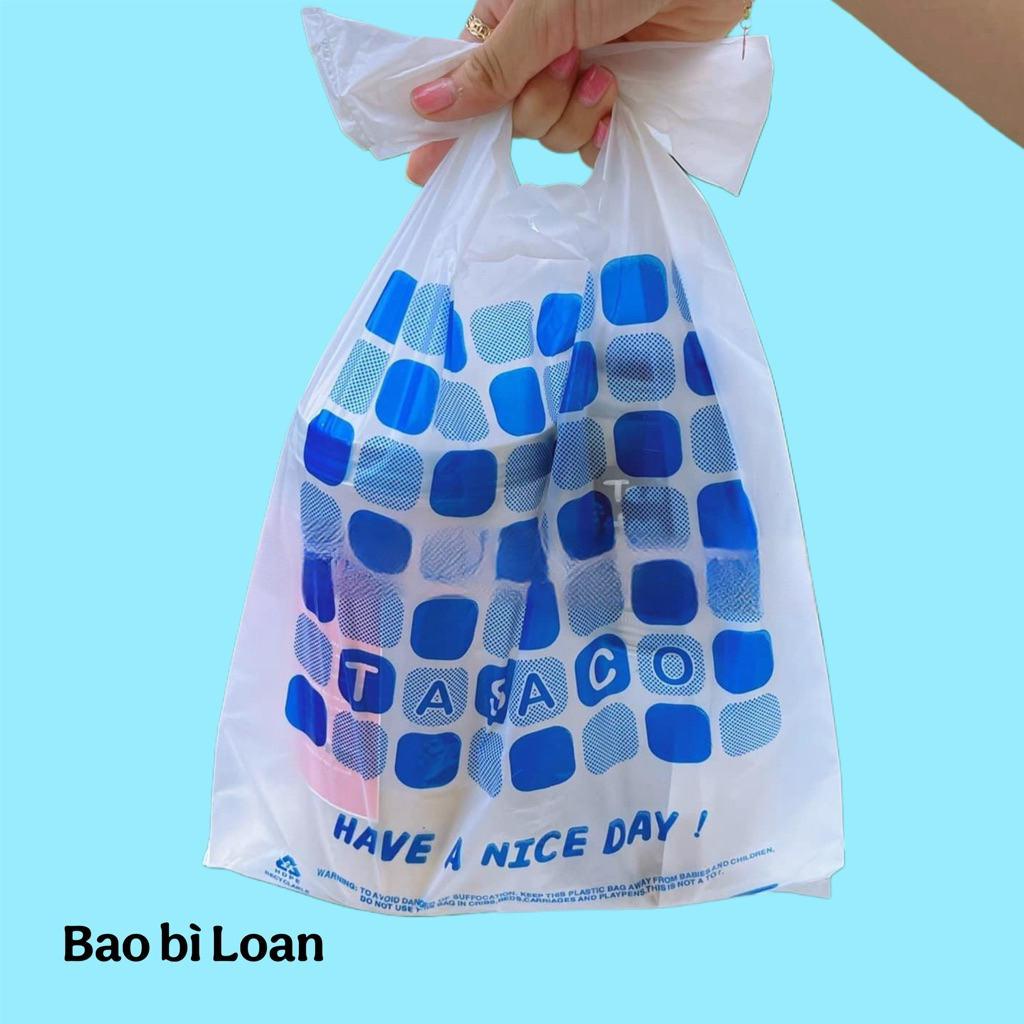 1kg túi 2 quai xốp xí nghiệp dẻo dai