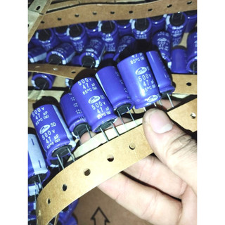 [ 5 con ]  Tụ 47UF 500V 47UF  500V47UF  47UF500V 47uf  400v samhwa 18x31.5mm