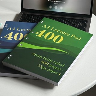 📘 Sổ tay A4 7 lỗ kiểu Mỹ – 400 trang giấy 55g phân trang tiện lợi thiết kế đẹp cho học sinh & văn phòng 