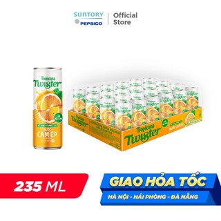   SALE 15.12  Thùng 24 Lon Nước Trái Cây Twister Cam  320ml lon  