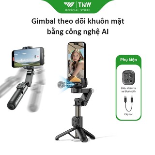  TNW Q19 Gimbal chống rung điện thoại 360 độ Gimbal chụp ảnh selfie có đèn Gimbal kéo dài chống rung 