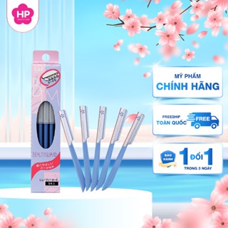  Dao Cạo Lông Mày Lưỡi Thép Có Màng Bảo Vệ Kai Kazor BTM Beauty Guar 00661  Set 5 cây  