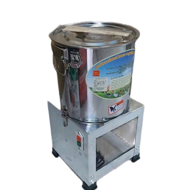 Máy băm thức ăn cho Gia súc Gia cầm Lợn Gà,thùng inox 304 Máy xay thức ăn chăn nuôi,băm rau-củ