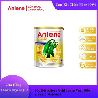 [Giá Siêu Rẻ][Mẫu Mới Date Mới ] Sữa Bột Anlene Gold 5x Hương Vani lon 400g