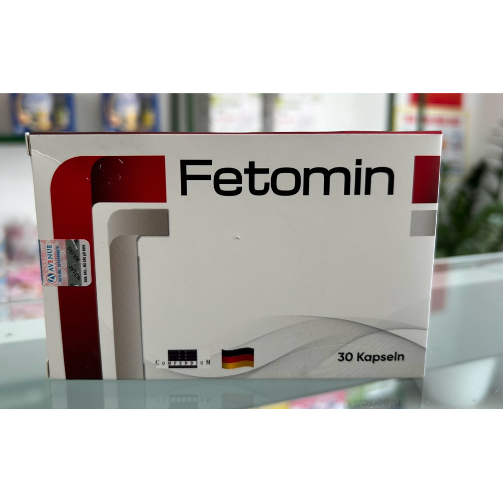 Viên uống Sắt hữu cơ Fetomin Đức cho bà bầu - Hộp 30 viên