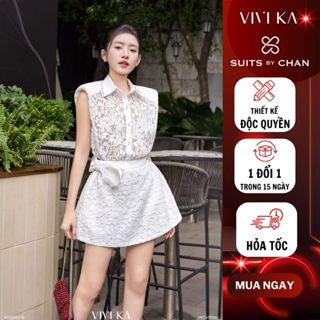 VIVIKA Áo Kiểu Nữ Ginny Top, Chân Váy Ngắn Ginny Skirt, Quần Dài Nữ Elvane Pants