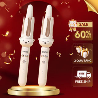 Máy Uốn Xoăn Tự Động Hình Gấu EGO Home Có Tín Hiệu Báo Trục Uốn 28mm ion Âm Máy Uốn Xoăn Tạo Kiểu Tiện Lợi