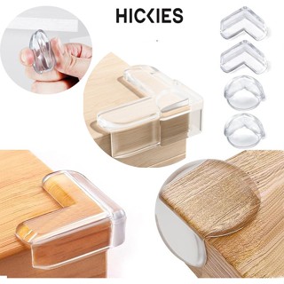  Túi 10 Miếng Bịt Góc Bọc Cạnh Bàn Tròn Silicone Tránh Va Đập An Toàn Cho Bé - HICKIES 